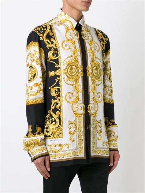 gold digger versace shirt|Shirts Versace Men's Shoes, Clothing & Accessories .